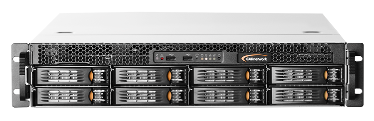CADnetwork StorageCube Rack 2HE NAS Server