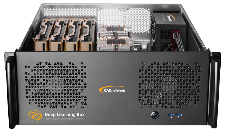 CADnetwork Deep Learning Box Rack for Tensorflow and Caffe